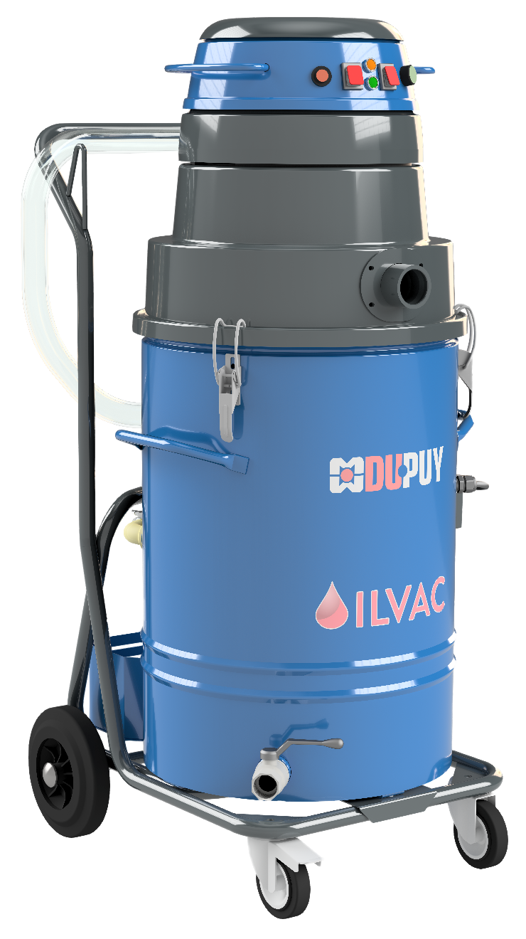 Oilvac 100P - Aspiratore industriale compatto per olio / trucioli