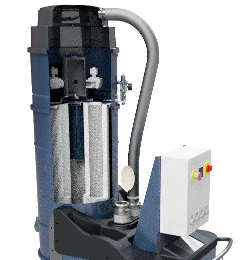 Automatic filter cleaning system (pneumatic)