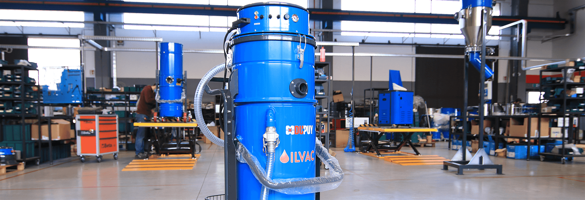 Oilvac 130 New vacuum cleaner for mechanical industry| DU-PUY