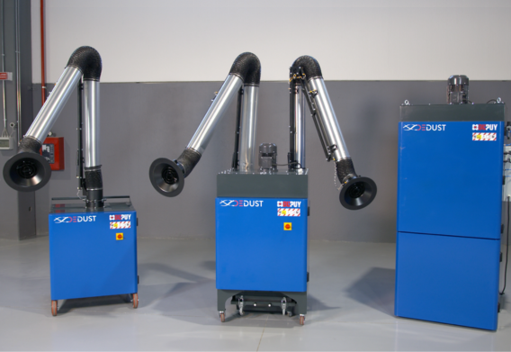 New Dust collectors range