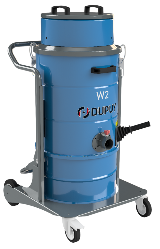 W2AIR air operated vacuum cleaner for dusts solids liquidsDUPUY