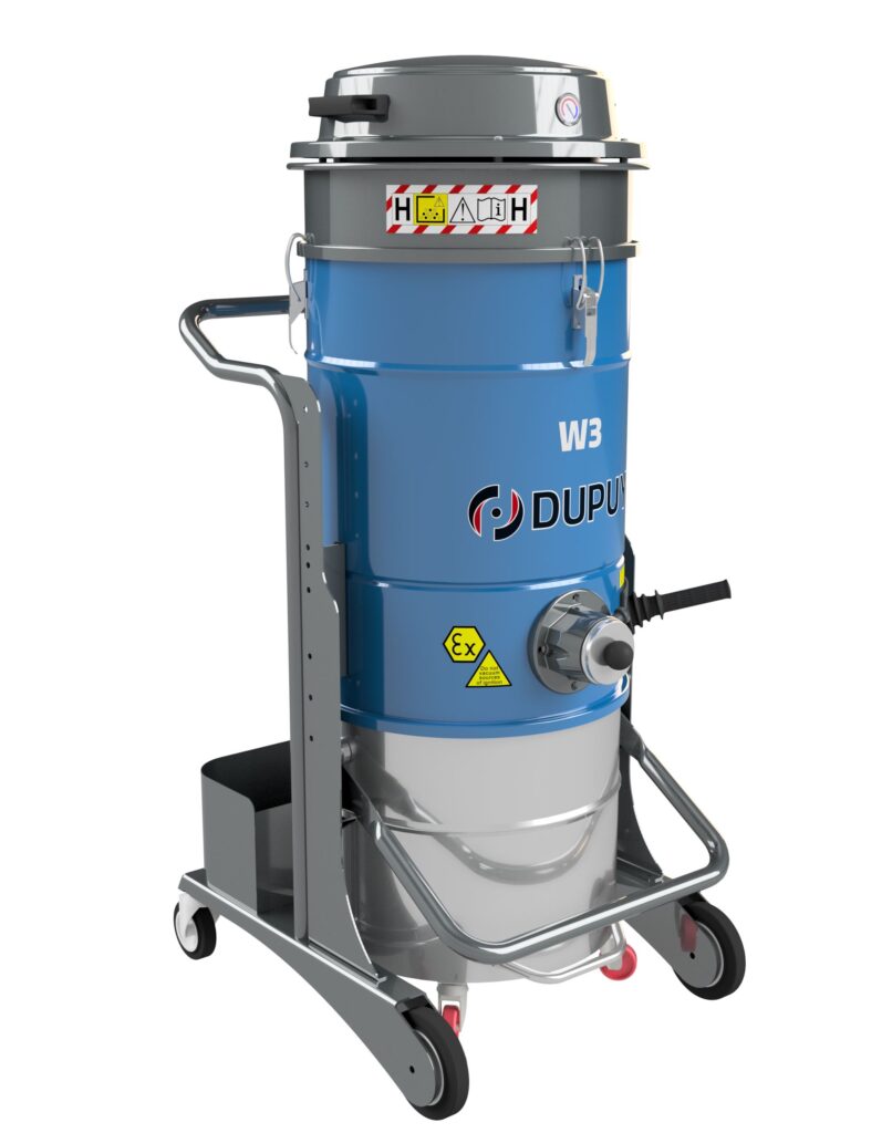 W3AIRZ22 Atex certified multi ejectors air operated vacuum cleaner