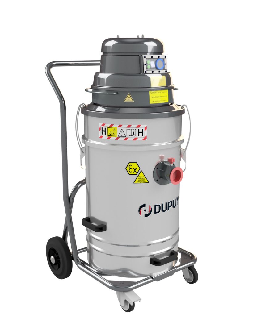 WD 3000 1/2D ATEXcertified vacuum cleaner for dusts and liquids in